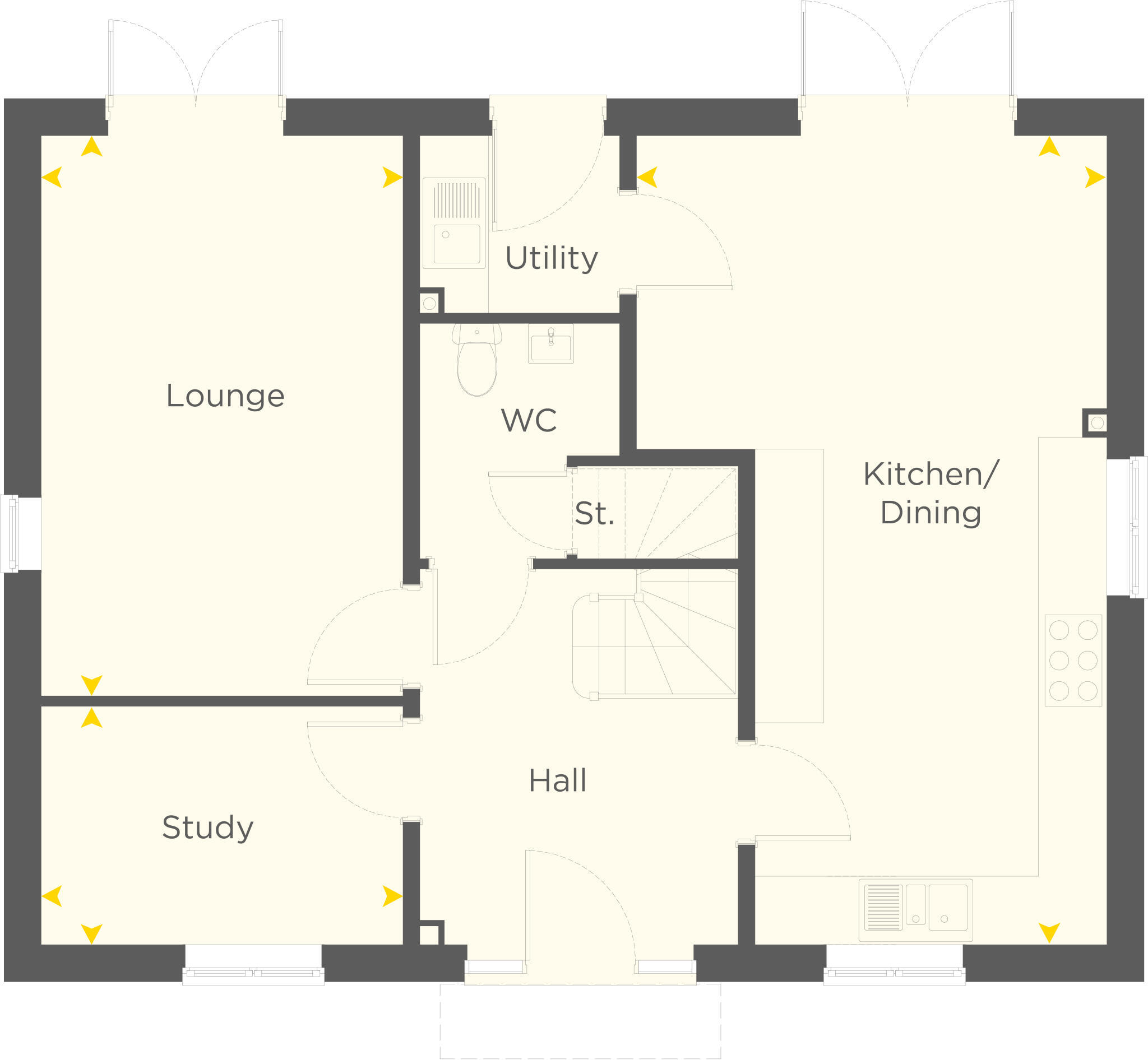 Ratby, 
Leicestershire, 
LE6 0LS floorplan