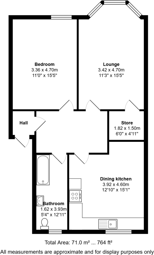 27 Skirving Street, Shawlands, G41 3AB floorplan