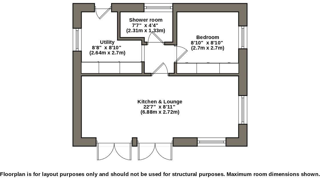 Roman Bank, Chapel St Leonards, Lincolnshire, PE24 5QY floorplan