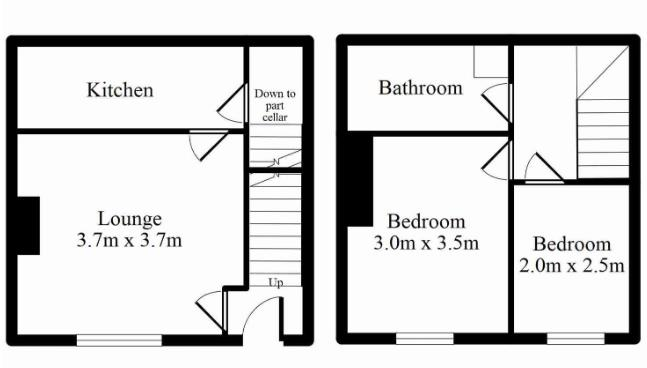 Briggs Street, Queensbury, Bradford floorplan