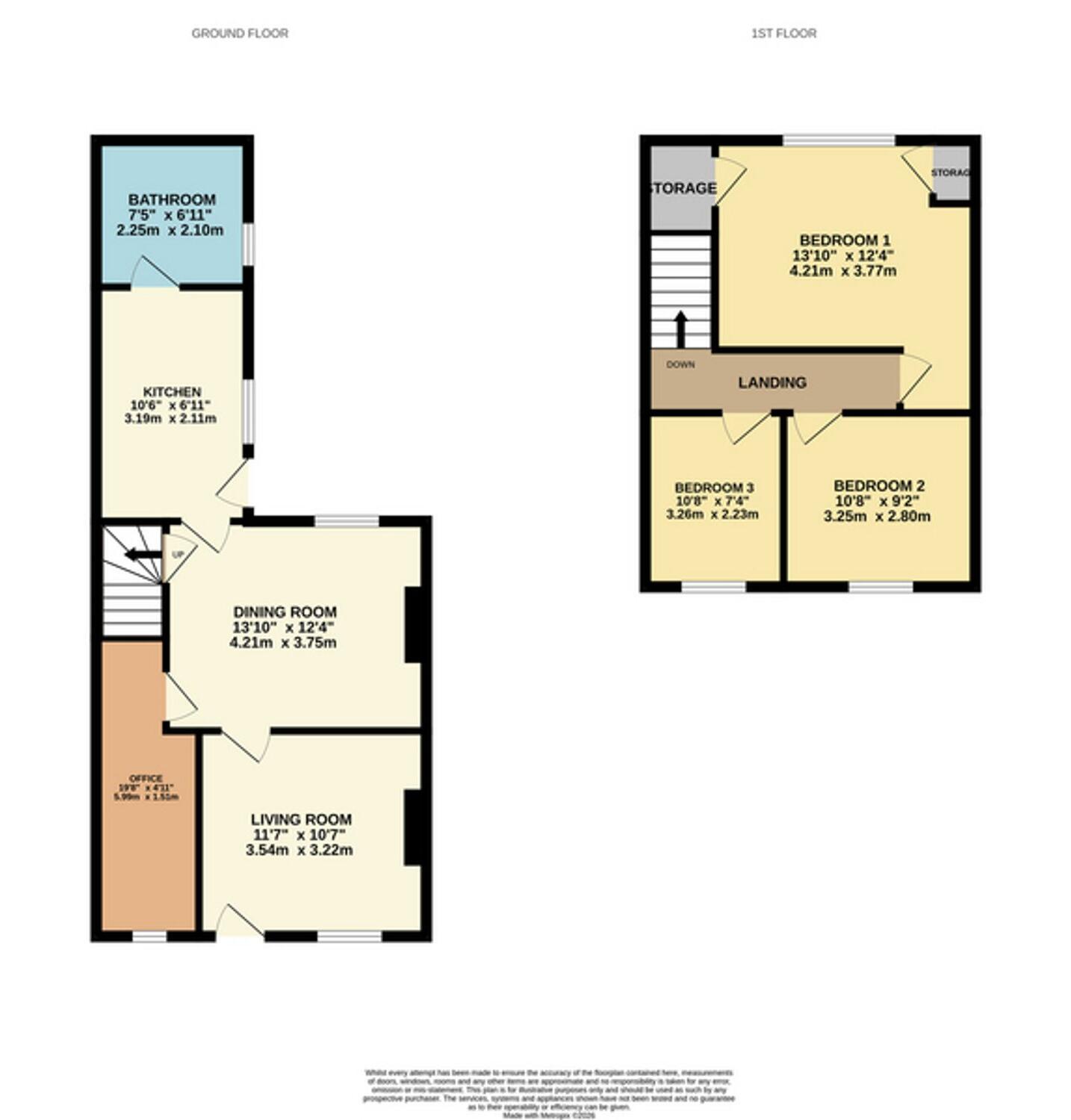 Carter Lane, Warsop Vale, NG20 floorplan