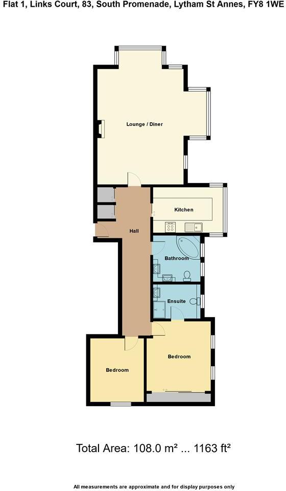 Links Court, South Promenade, Lytham St Annes floorplan