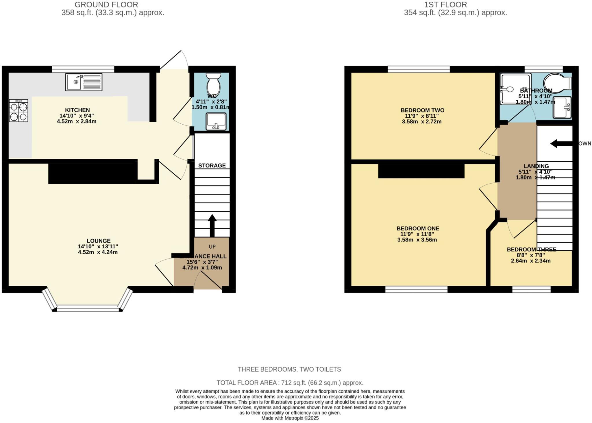 Yew Tree Lane, Manchester floorplan