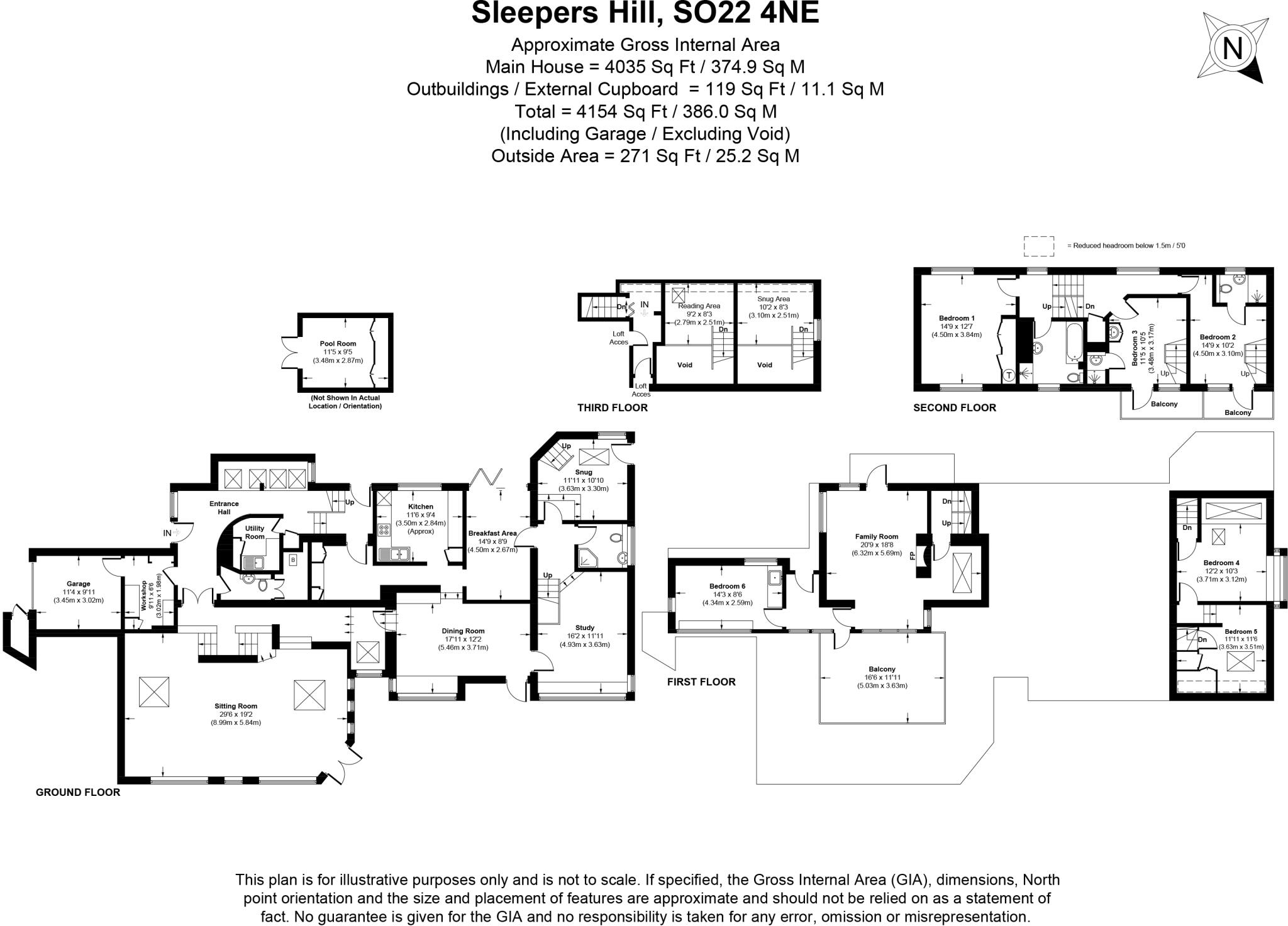 Sleepers Hill, Winchester, Hampshire, SO22 floorplan