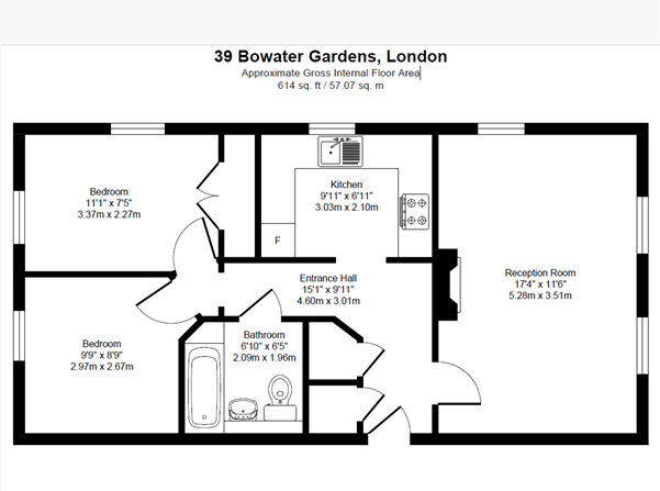 Bowater Gardens, Sunbury-on-Thames floorplan