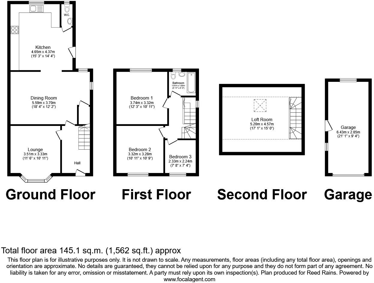 Croston Road, Garstang, Preston, Lancashire, PR3 floorplan