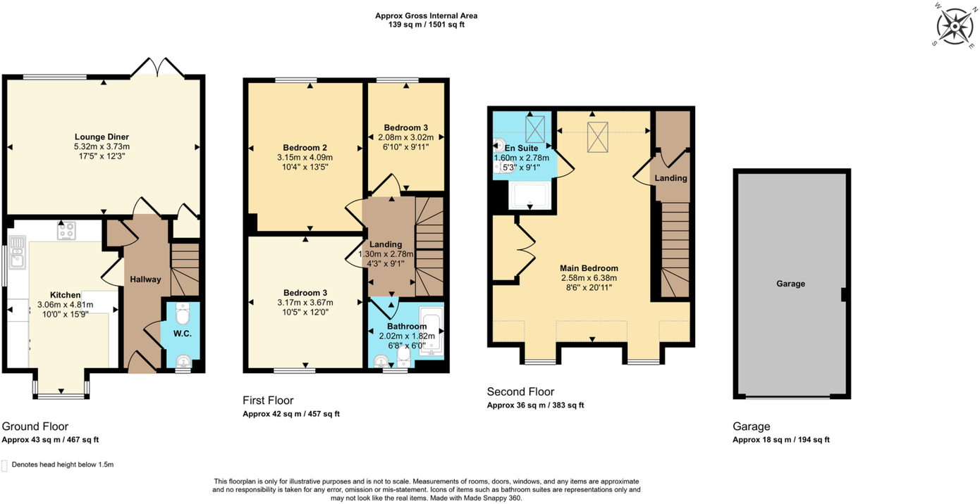 Mott Close, Witney, OX29 7AH floorplan