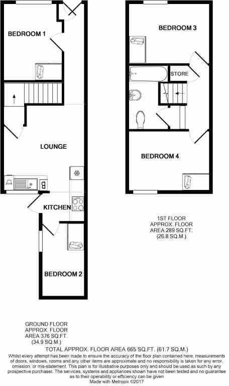 Crowther Street, Stoke, ST4 floorplan