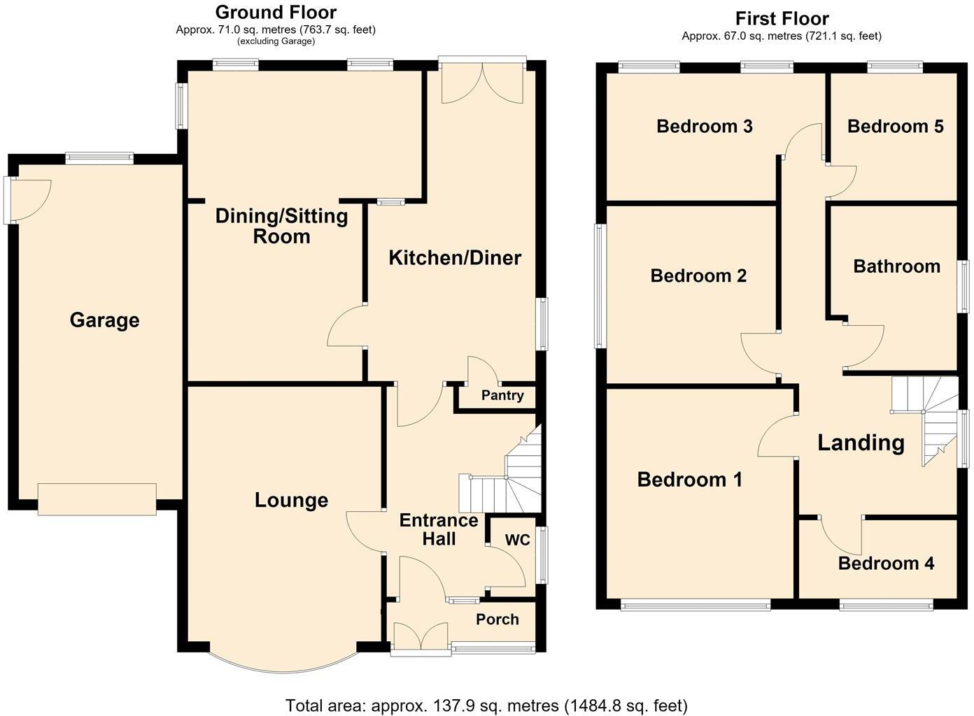 Clixby Close, Cleethorpes floorplan
