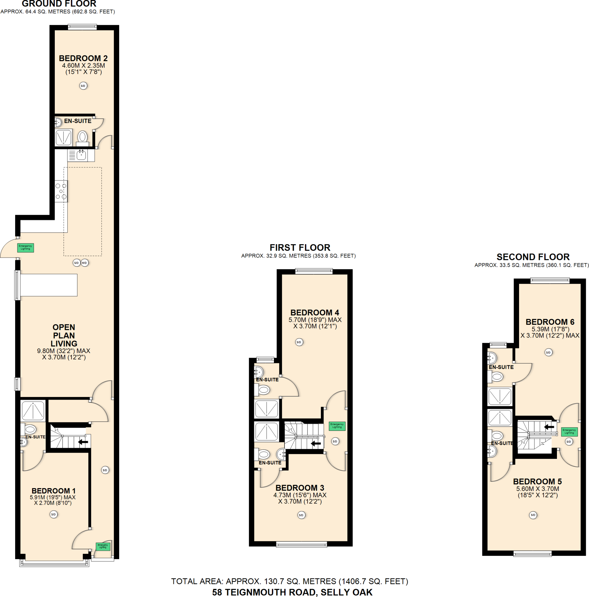 Teignmouth Road, Birmingham floorplan