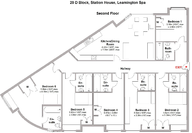 D20, Station House, Old Warwick Road, Leamington Spa floorplan