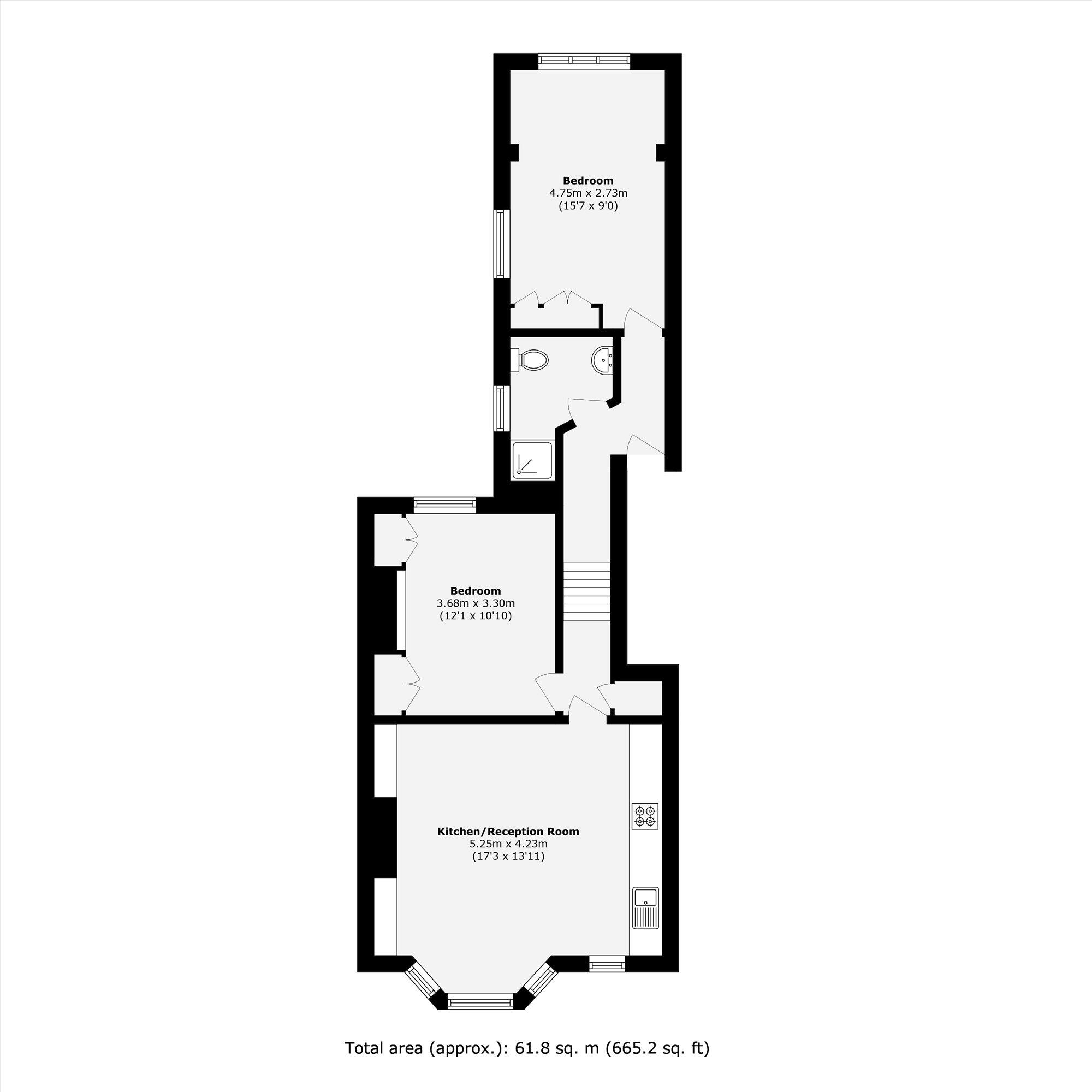 Lucien Road, Tooting floorplan