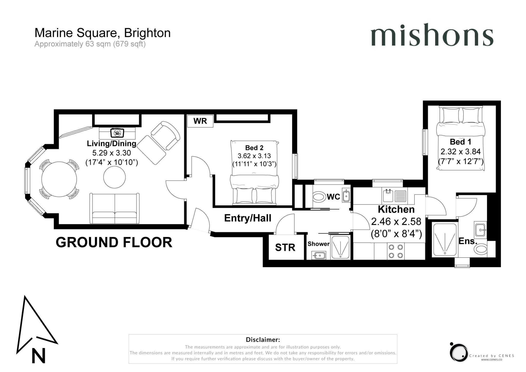 Marine Square, Brighton, East Sussex, BN2 floorplan