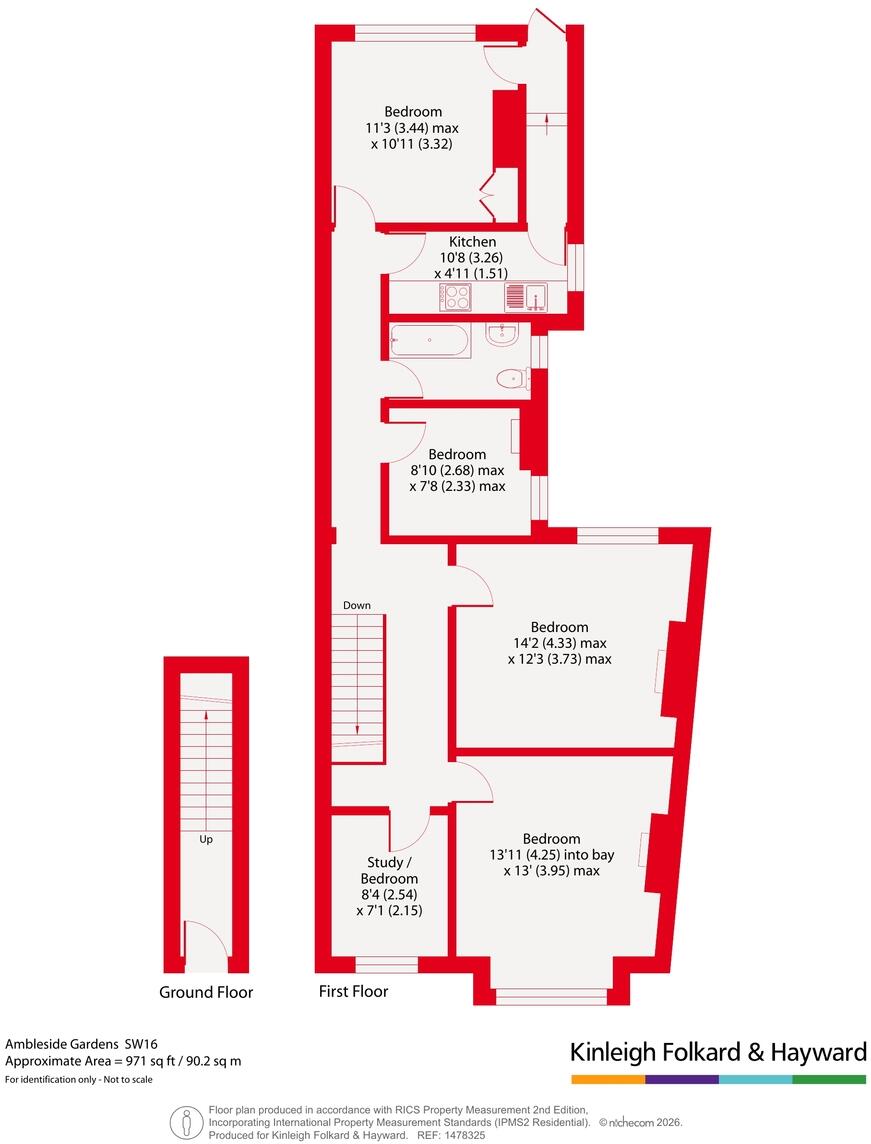 Ambleside Gardens, Streatham, London, SW16 floorplan