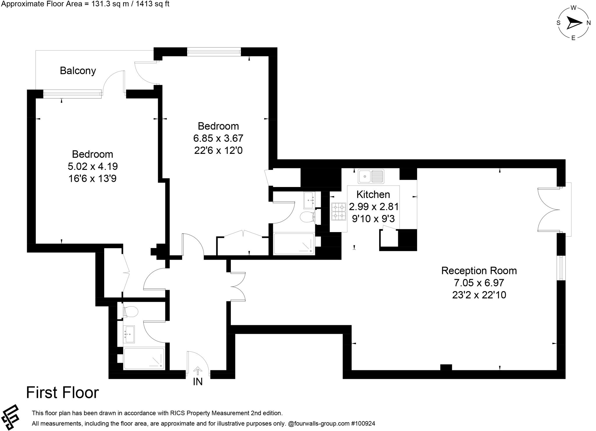Victoria Mills, 9 Boyd Street, London floorplan