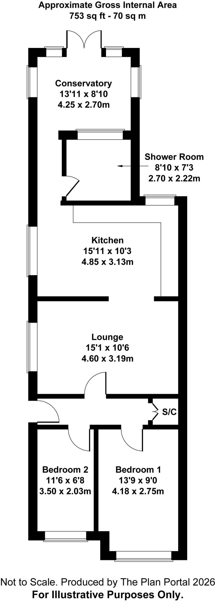 Philip Road, Rainham, Havering floorplan