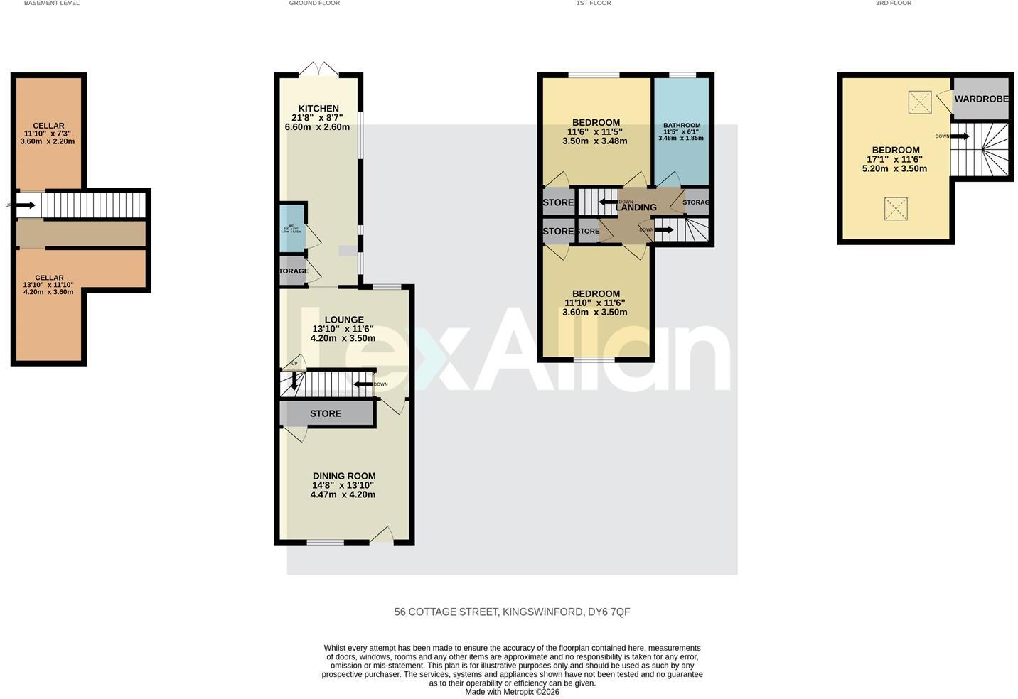 Cottage Street, Kingswinford floorplan