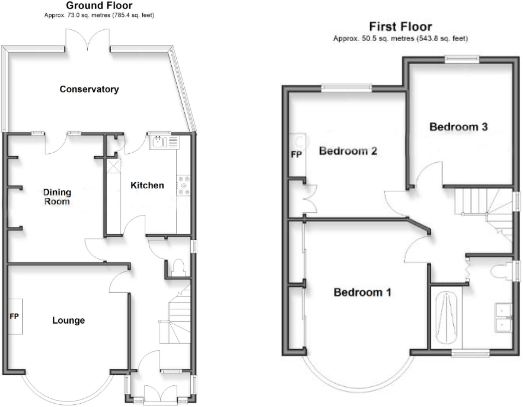 Broomhill Road,  Ilford, IG3 floorplan
