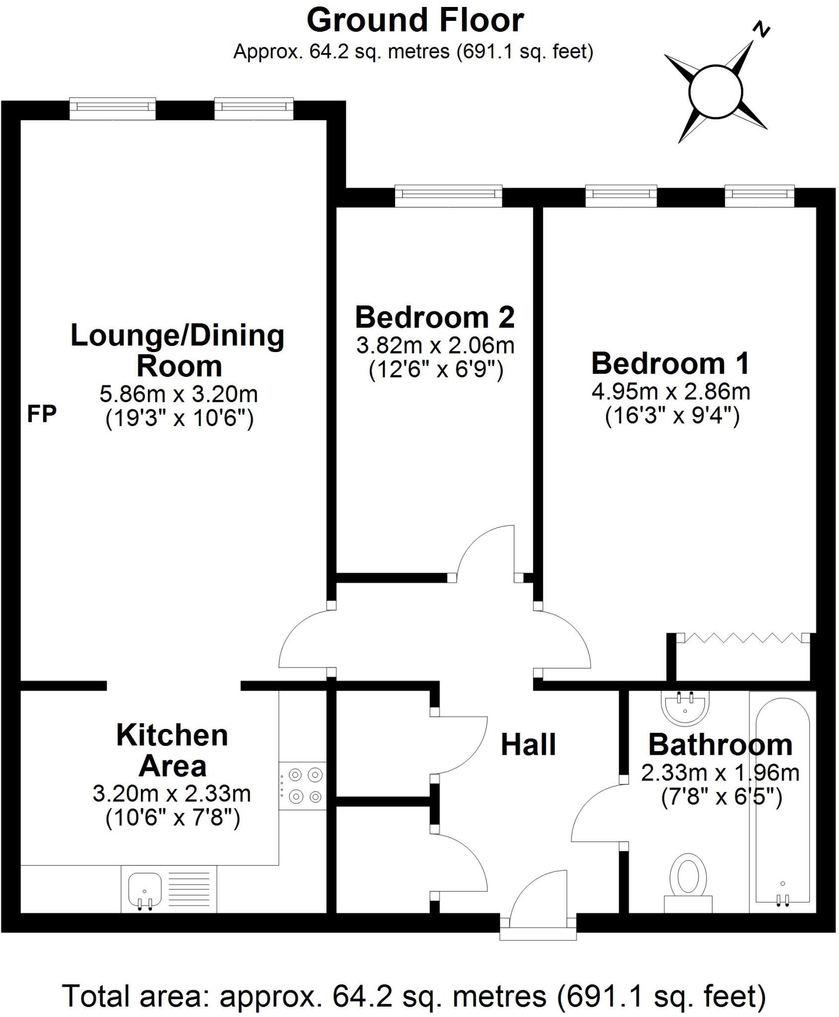 Carlton House, Algers Road, Loughton floorplan