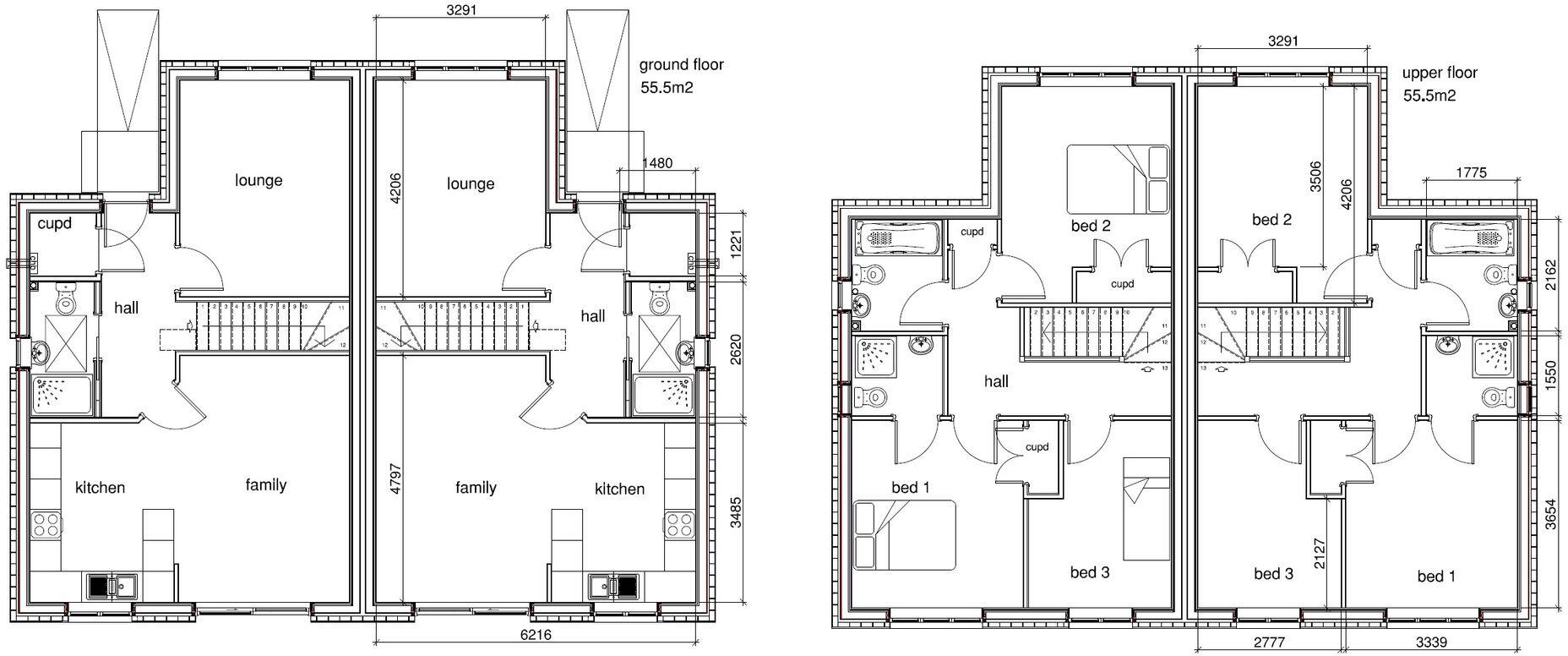 11 John Street, Catrine, KA5 6PX floorplan