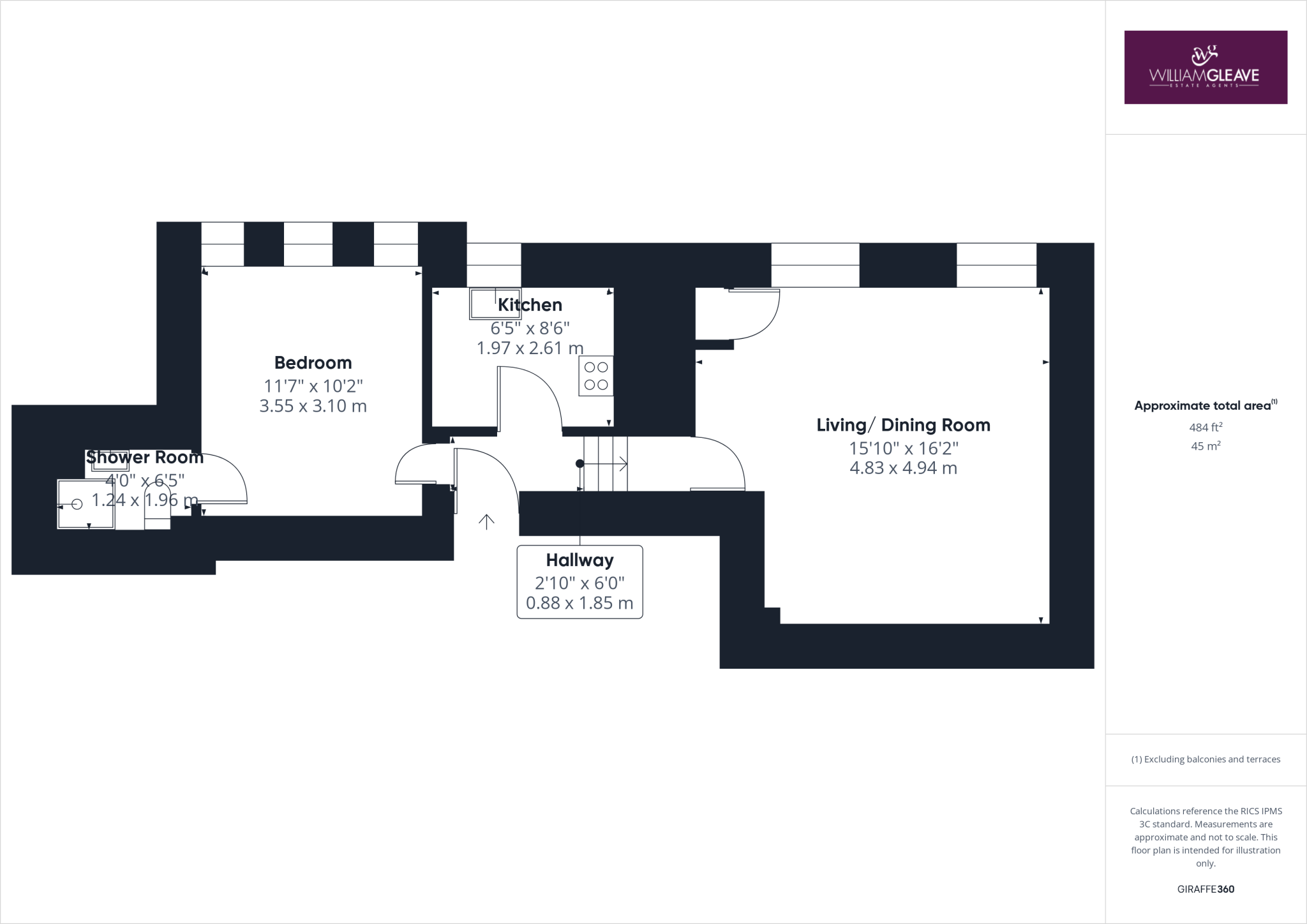 Station Road, Deganwy, Conwy, LL31 floorplan