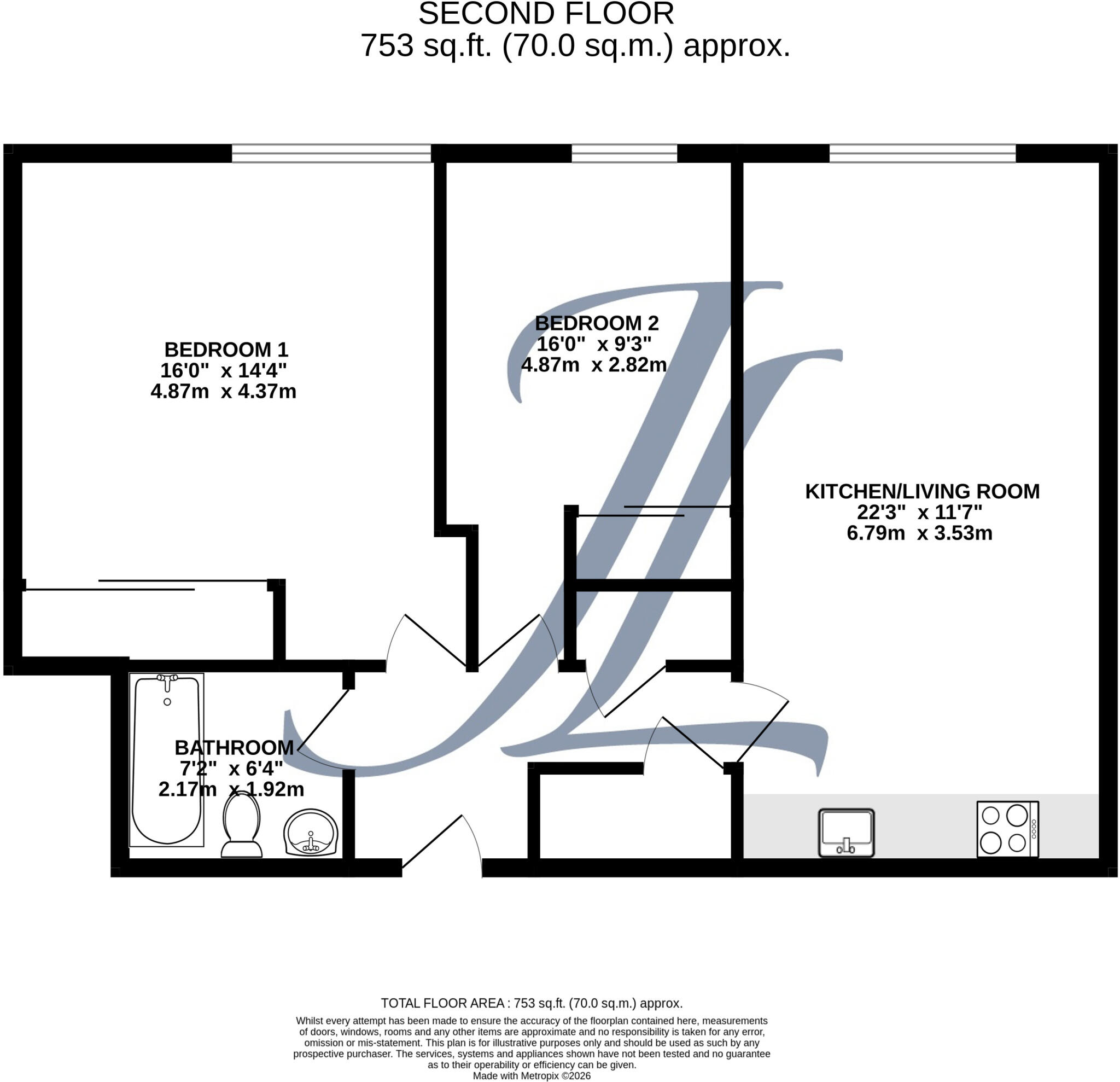 Camden House, 80 Pope Street, Jewellery Quarter floorplan