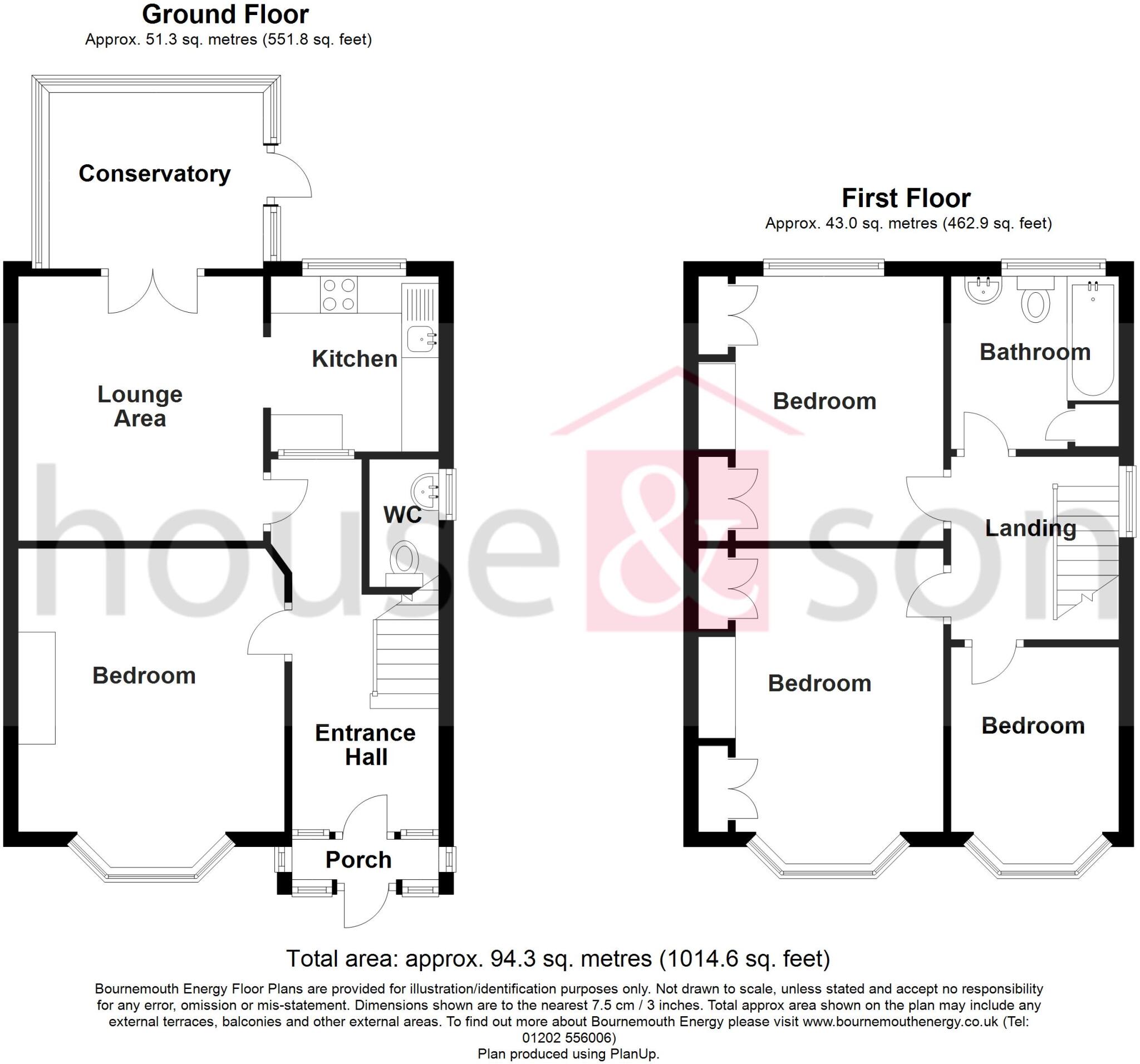 Clive Road, Bournemouth floorplan