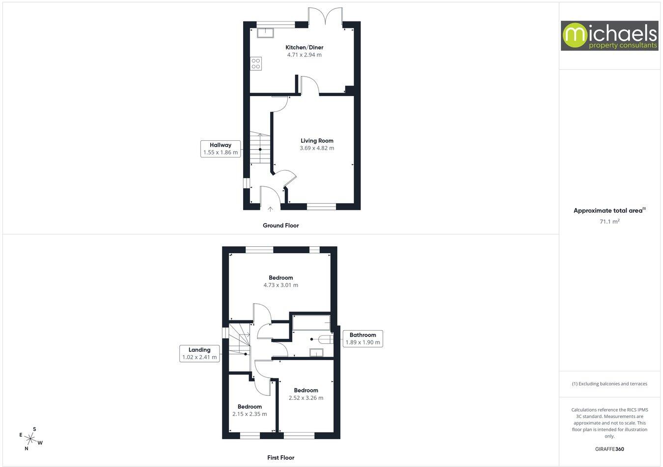Market Grove, Great Yeldham, Halstead, CO9 floorplan