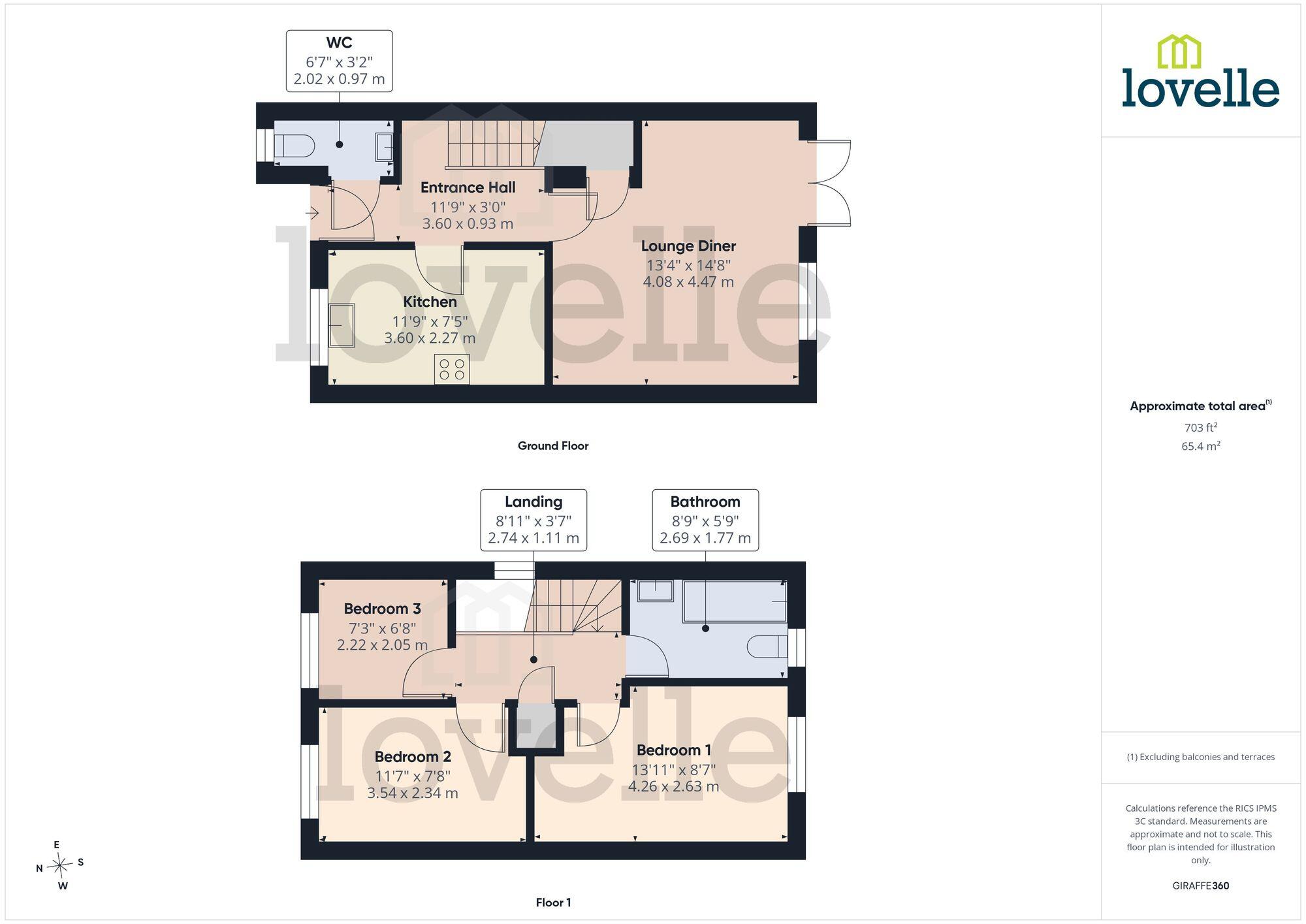 Thirsk Close, Market Rasen, LN8 floorplan