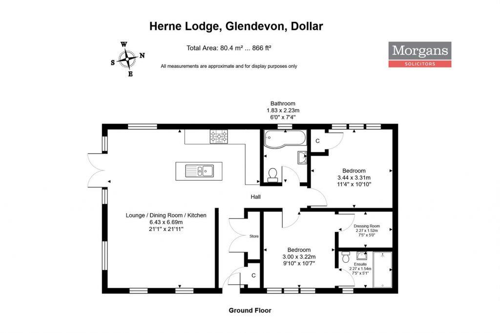 Rockcliffe, Glendevon, Dollar, FK14 7JY floorplan