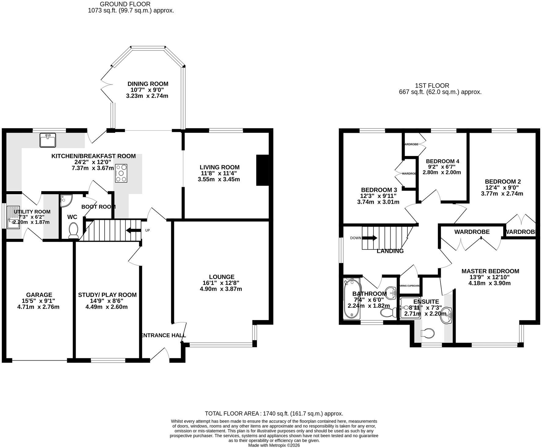 Thistle Close, Swadlincote, DE11 floorplan