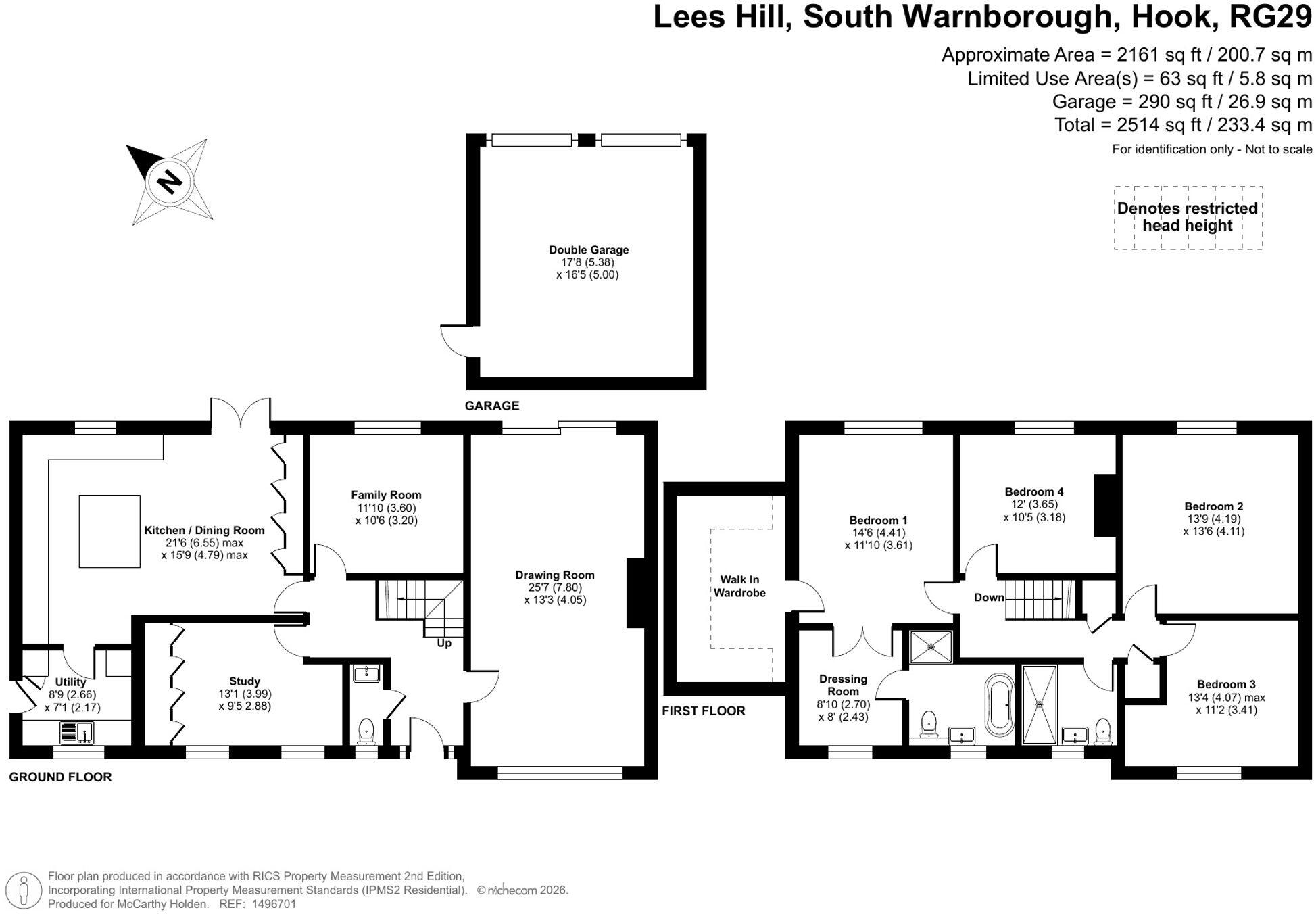 Lees Hill, South Warnborough, RG29 floorplan