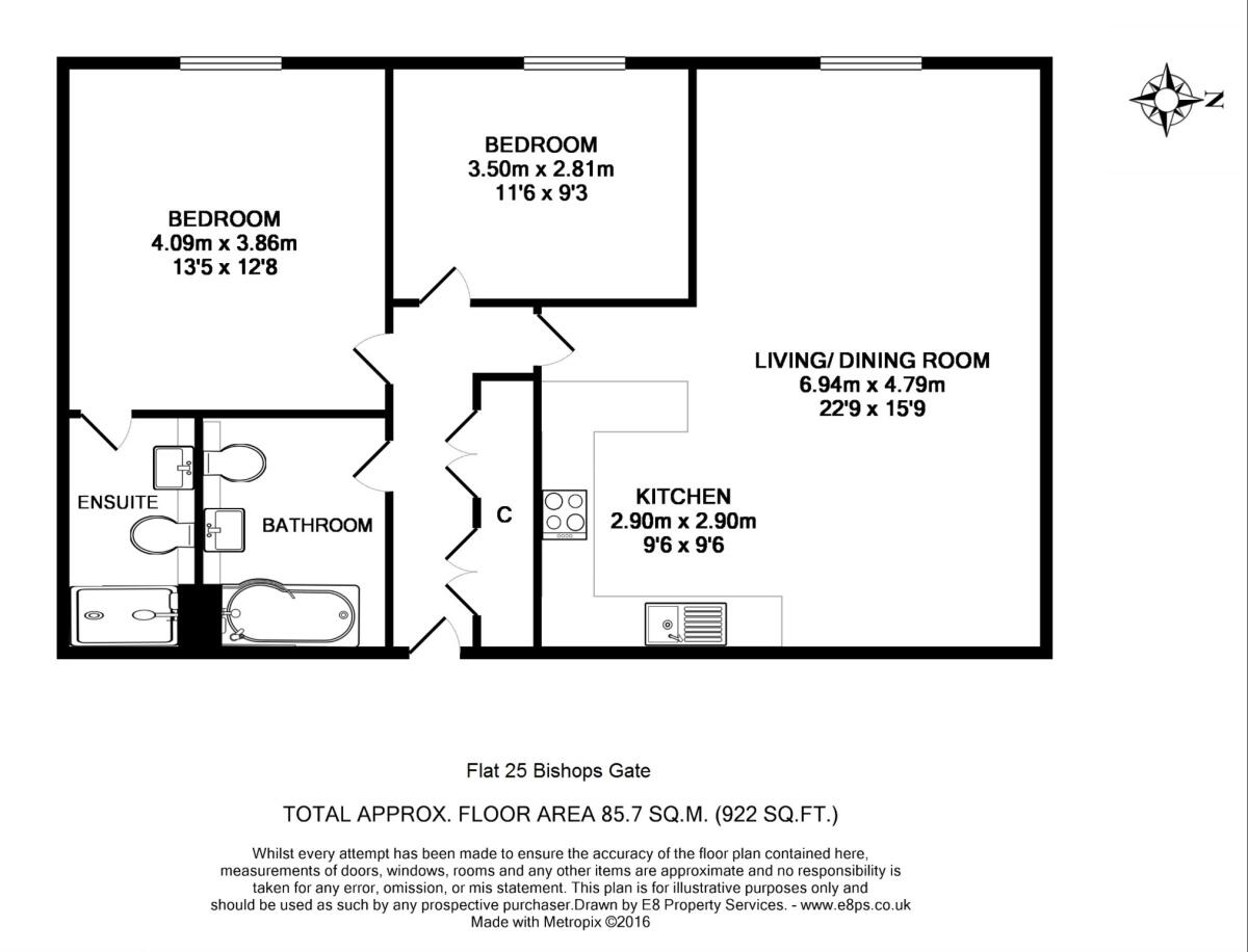 Mill Street, Central Oxford floorplan