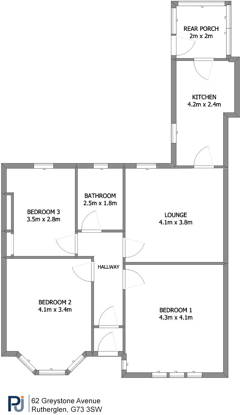 62 Greystone Avenue, Burnside, Glasgow, G73 floorplan