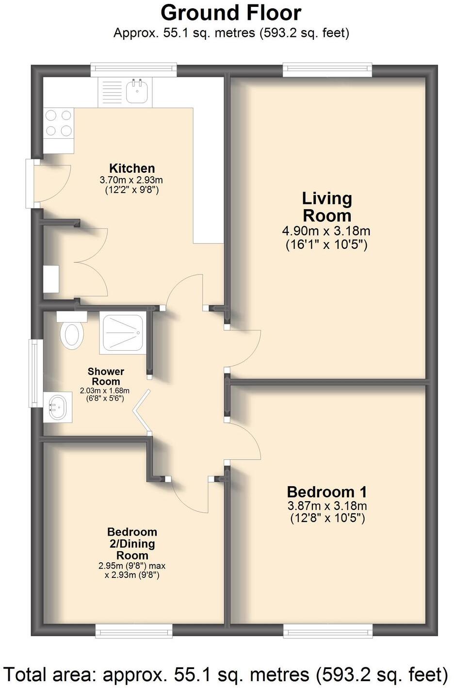 Sheepcote Road, Killamarsh, S21 floorplan