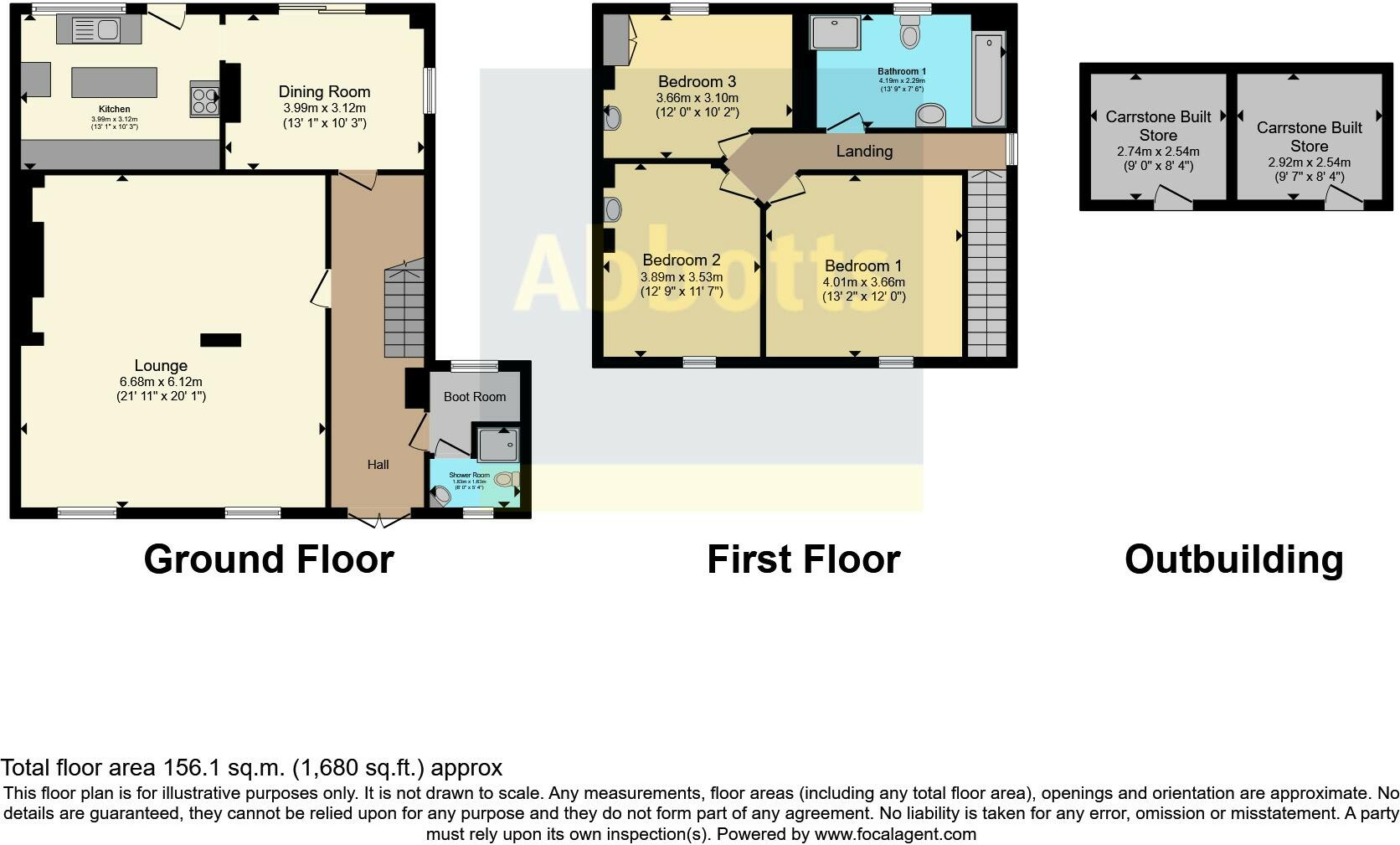 Main Road, West Bilney, King's Lynn, Norfolk, PE32 floorplan