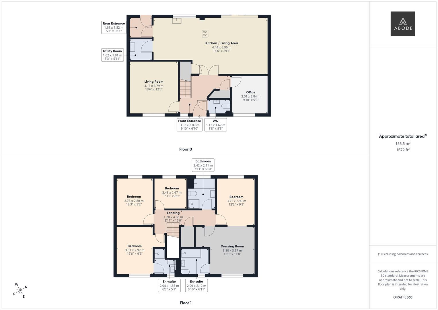 Jacks Lane, Marchington, Uttoxeter ST14 8LW floorplan