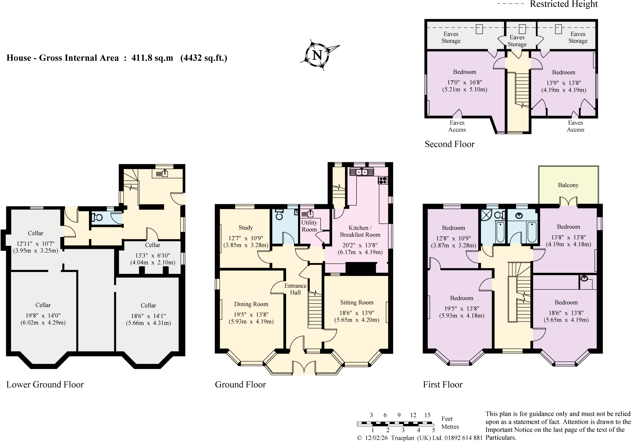 17, Oakdale Road, Tunbridge Wells, Kent TN4 floorplan