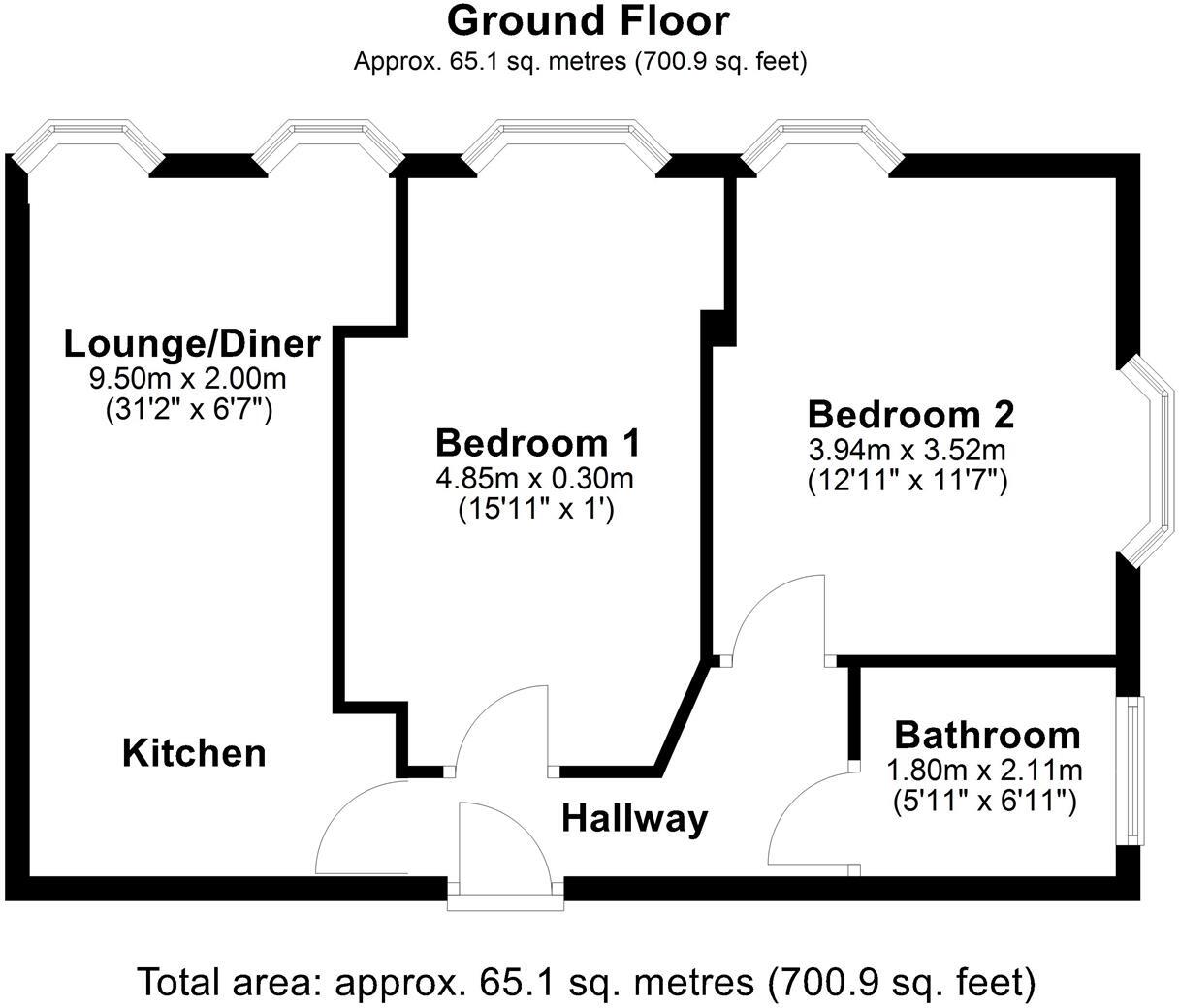 Fearnley Mill Drive, Huddersfield floorplan