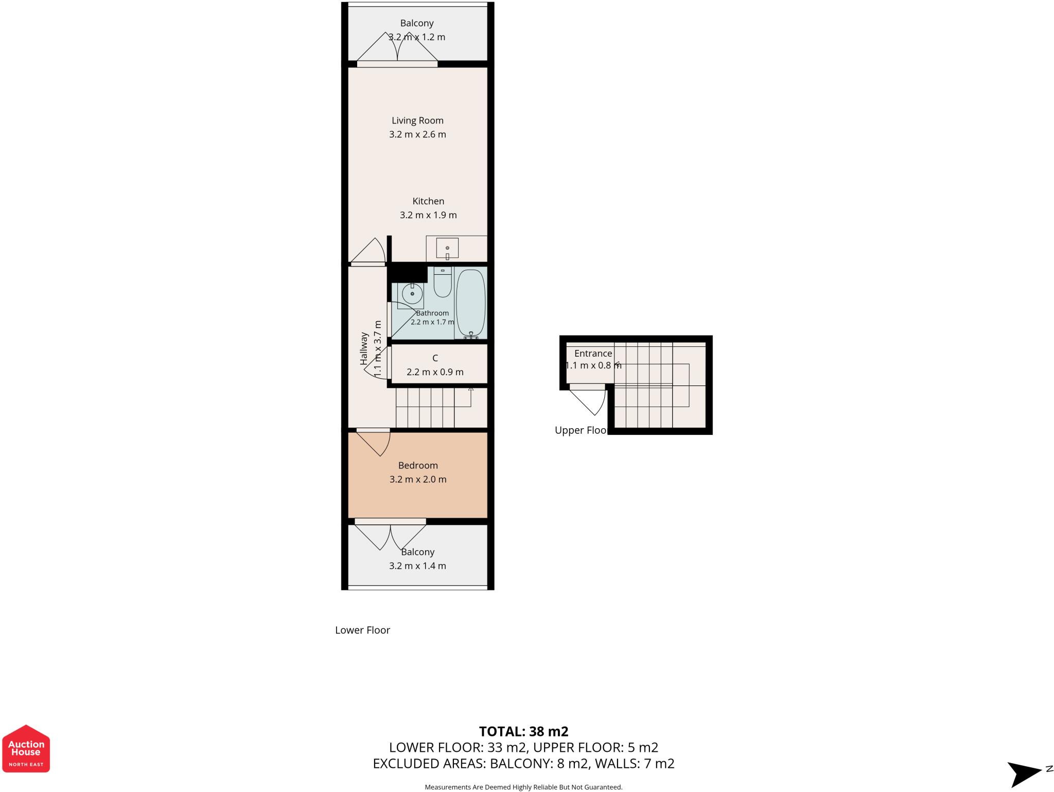 Apt. 105 Waterloo Walk, Washington NE37 3EN floorplan