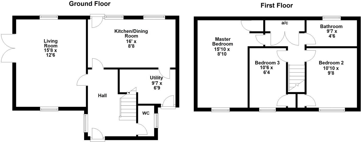 Lingfield Walk, Corby floorplan