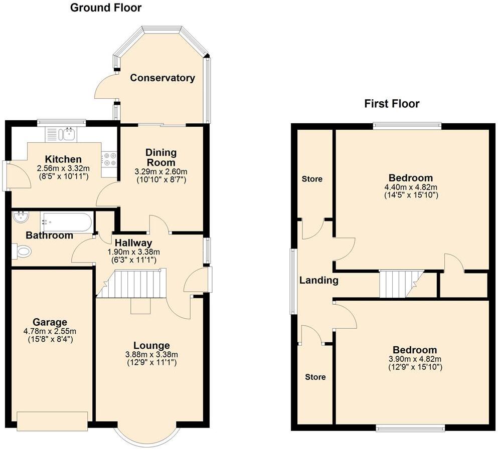 Monmouth Place, Clayton, Newcastle-under-Lyme floorplan