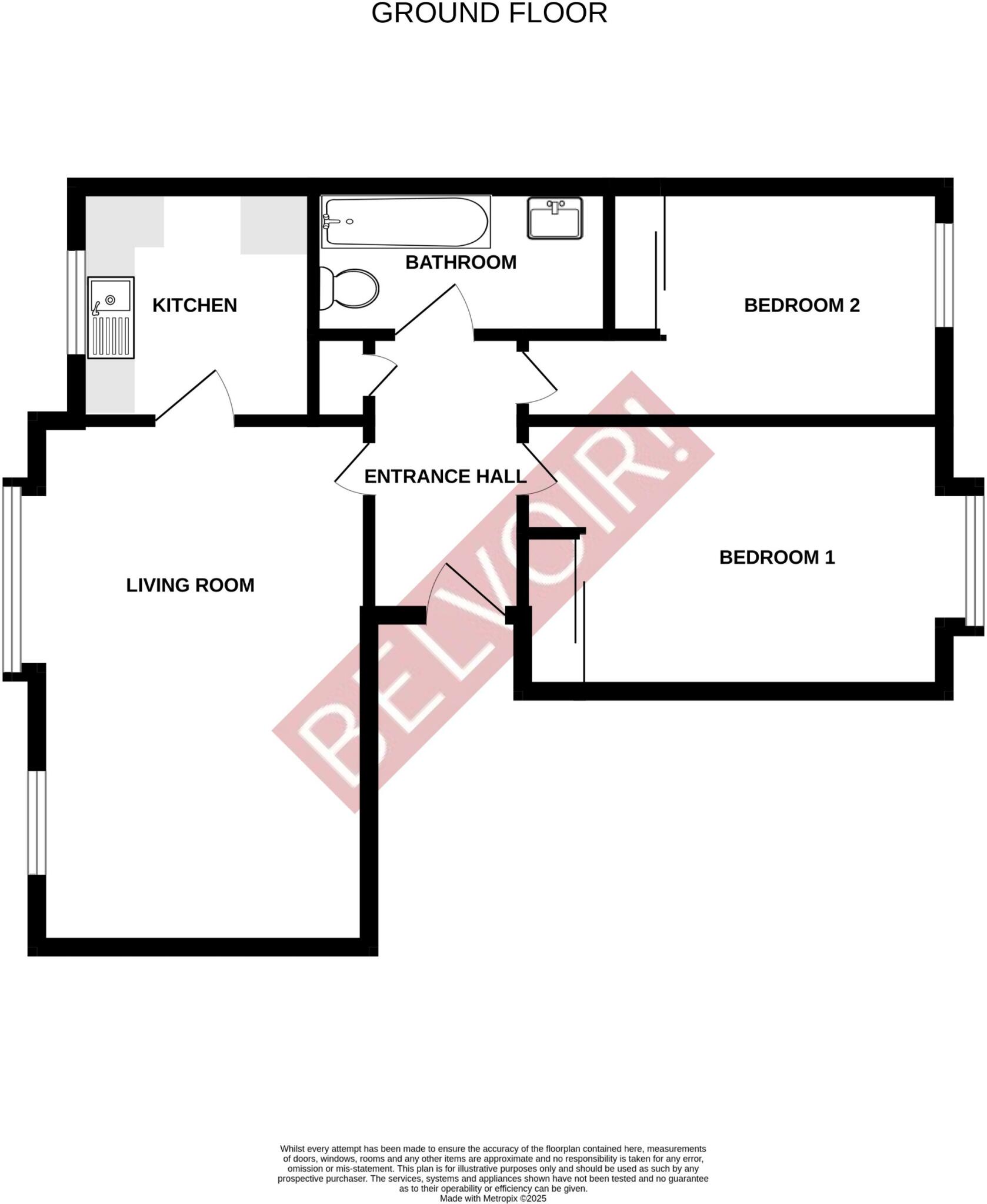 Redoubt Close, Hitchin floorplan