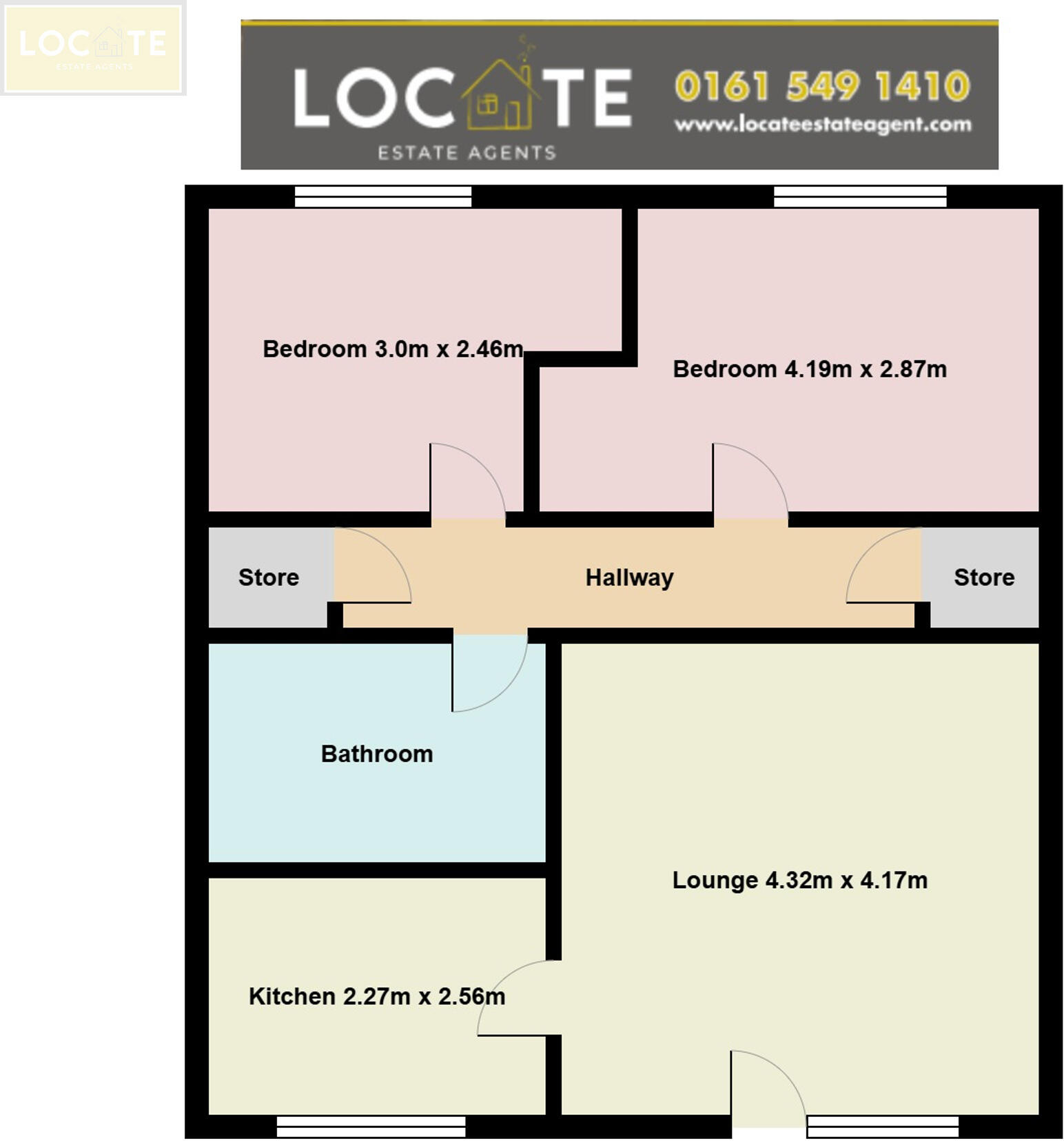 Beresford Court Stretford floorplan