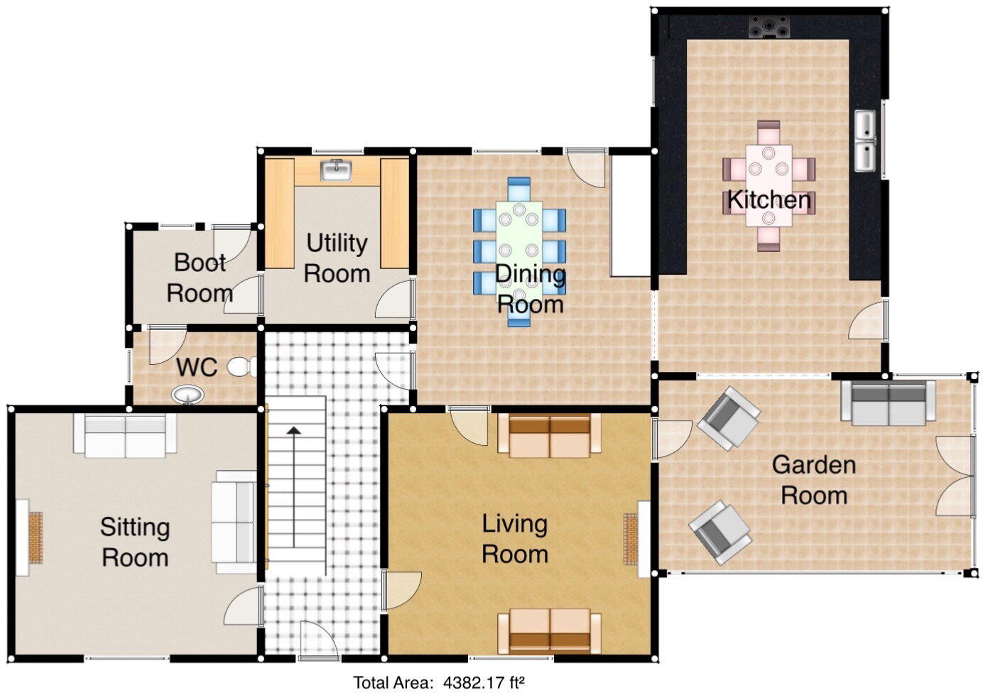 Cedar Farmhouse and Cedar Barn Offices Draycott floorplan