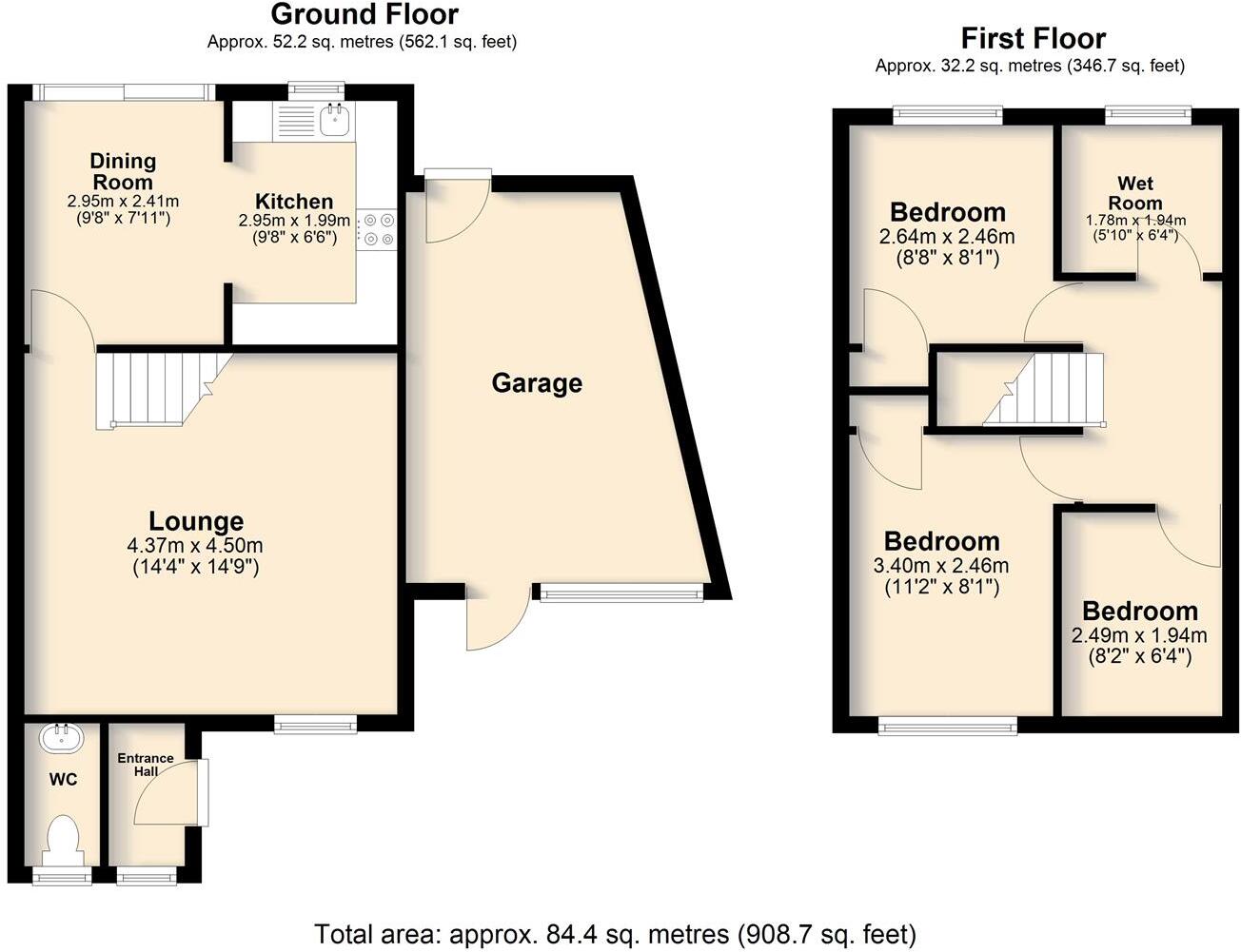 Elan Close, Wymondham floorplan