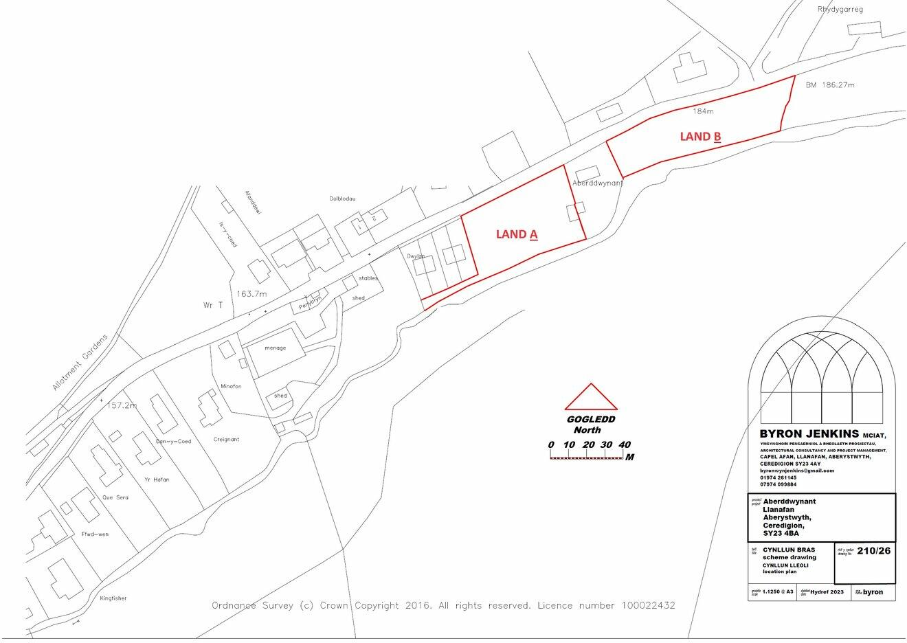 Land Llanafan, Aberystwyth, SY23 floorplan