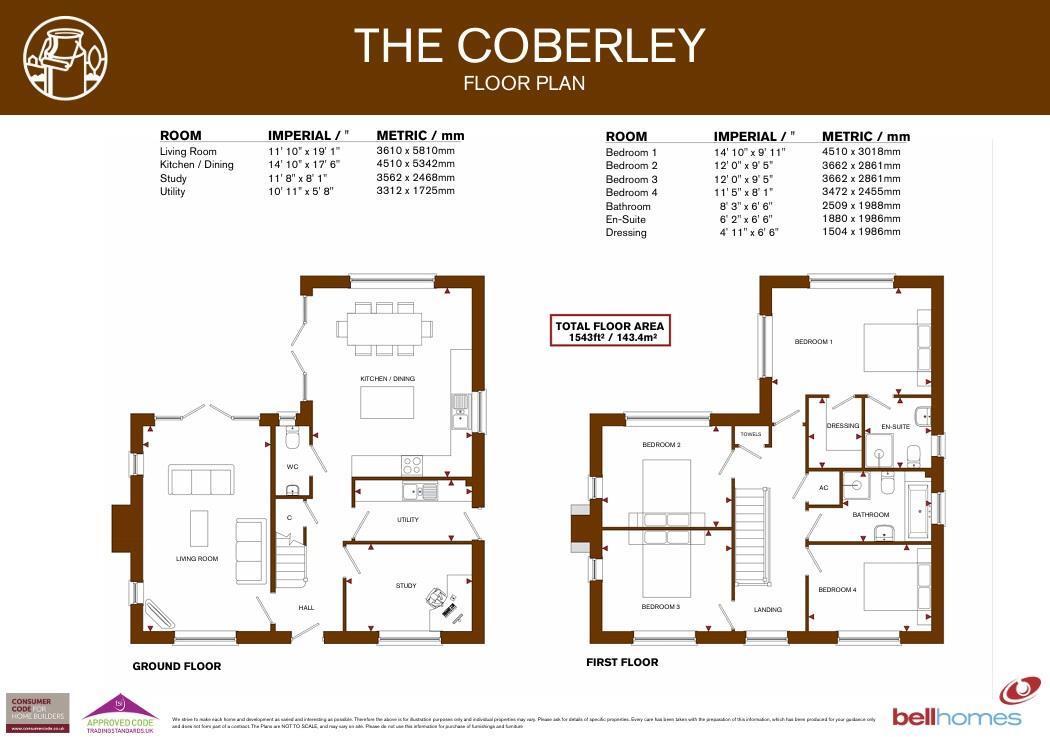 Old Dairy Way, Netherend, Lydney floorplan