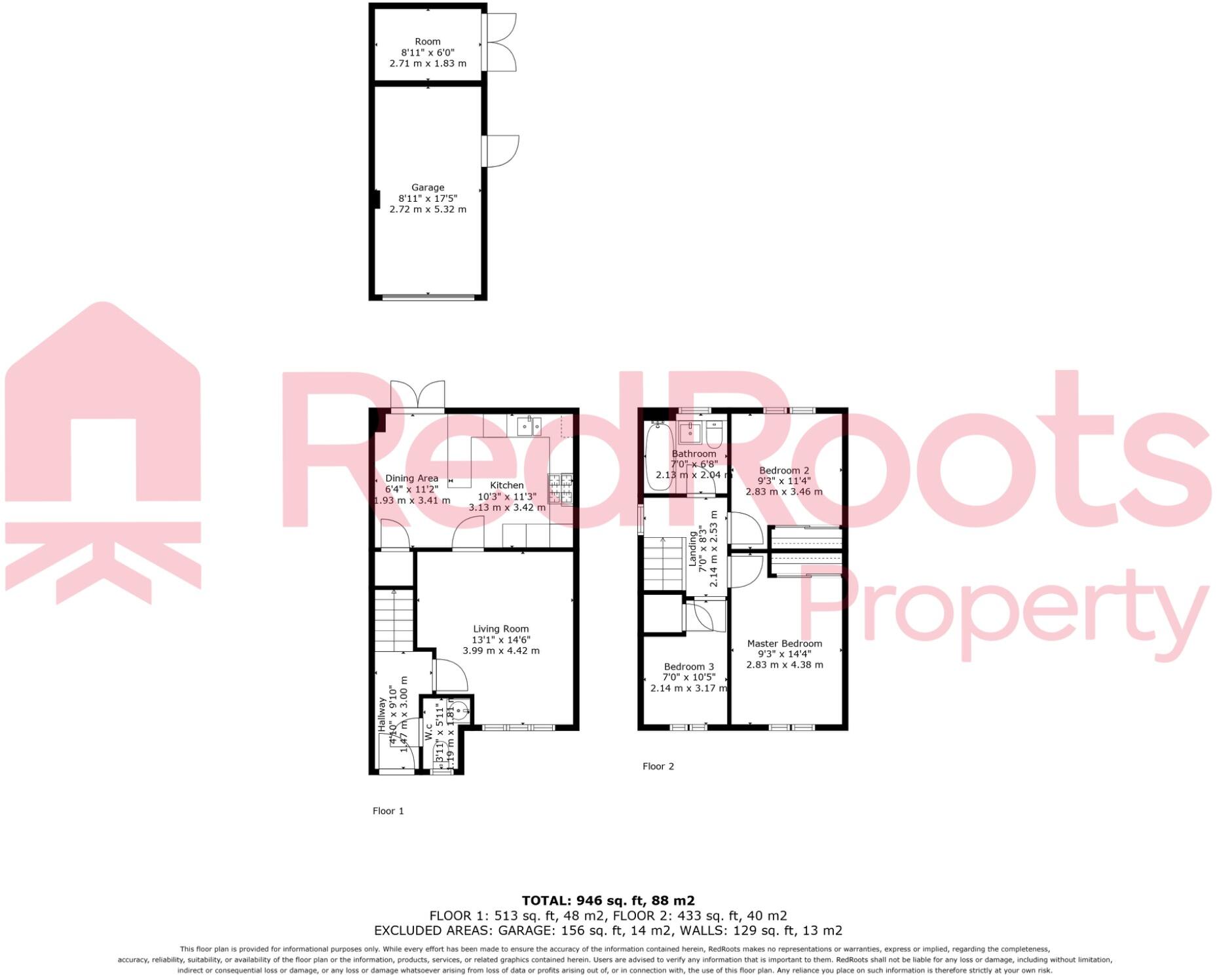 Branton, Doncaster, South Yorkshire, DN3 floorplan