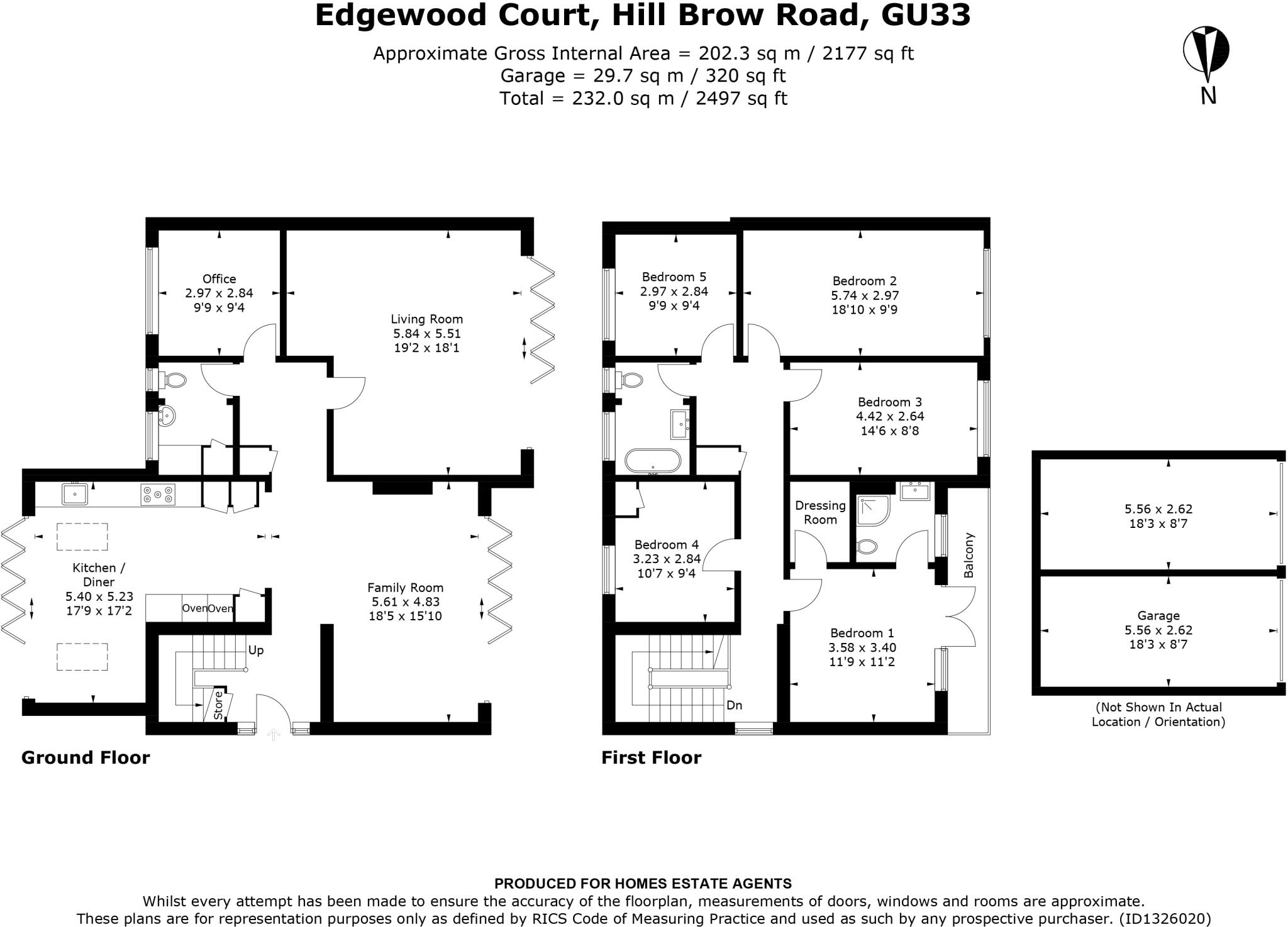 Hill Brow Road, Hill Brow, Liss, Hampshire floorplan